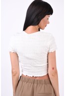 Tricou Dama Vero Moda Vmscarlett Crop Bright White